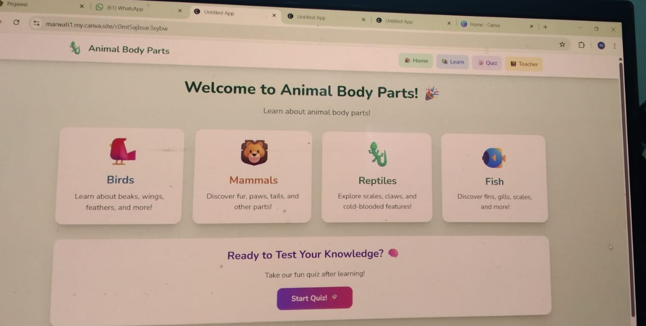 Learning Web Bikin Belajar Bahasa Inggris di MTsN 6 Kulon Progo Jadi Seru dan Menantang 