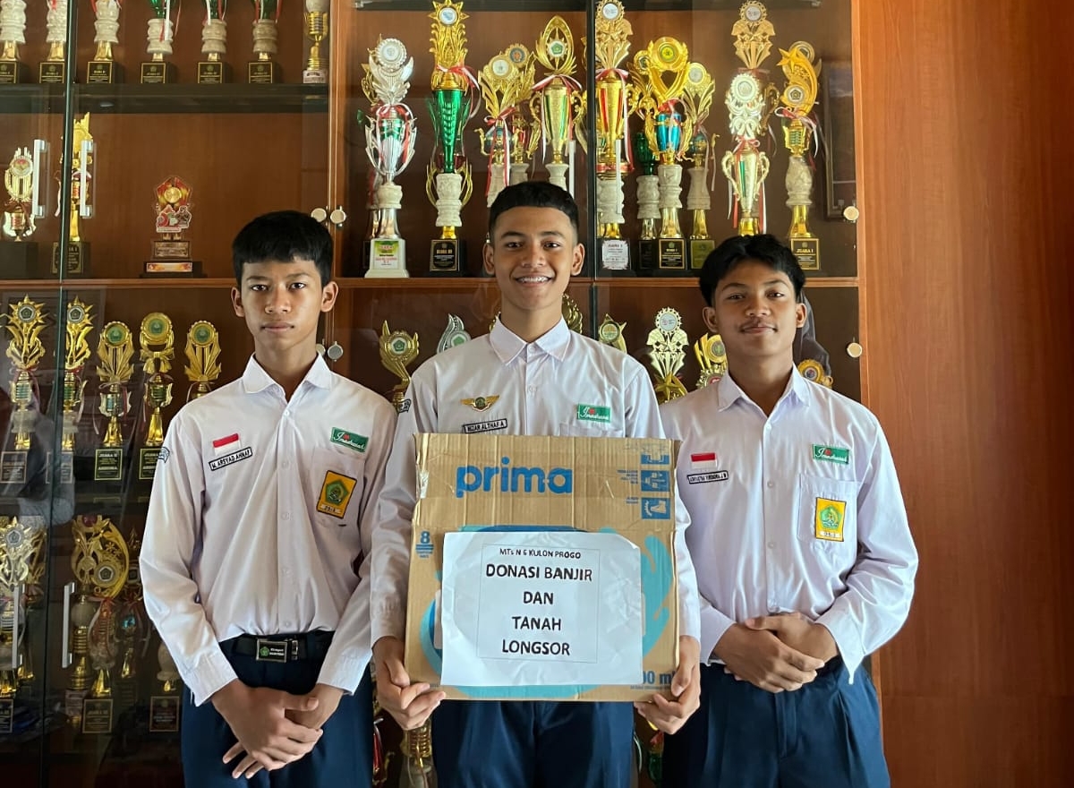 Penggalangan Dana MTsN 6 Kulon Progo untuk Korban Bencana Sumatera