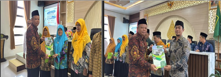 Dua ASN MTsN 6 Kulon Progo Resmi Terima SK Kenaikan Pangkat