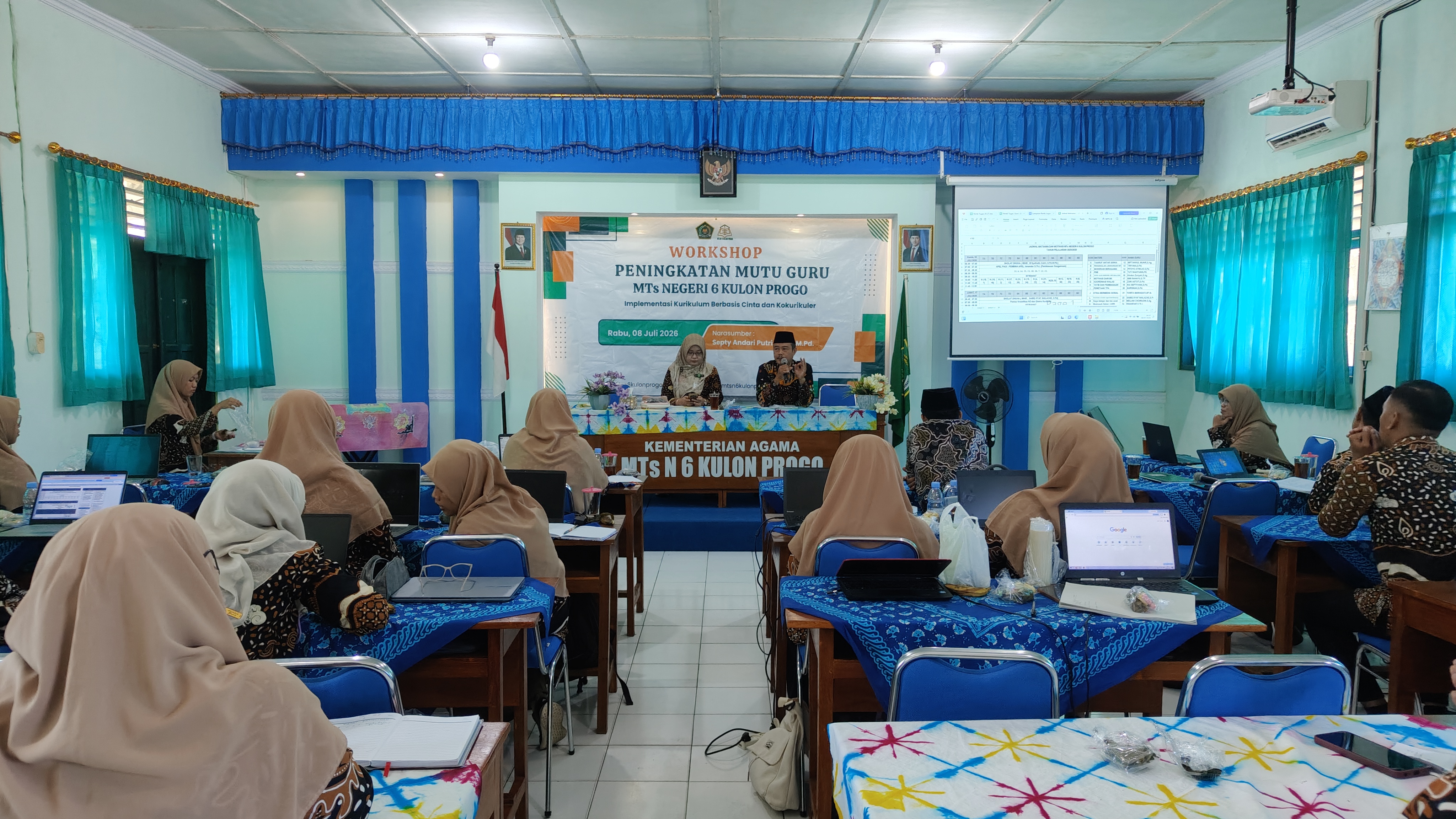 Hadirkan Narasumber Ahli, Guru MTsN 6 Kulon Progo Siap Implementasikan Deep Learning dan KBC