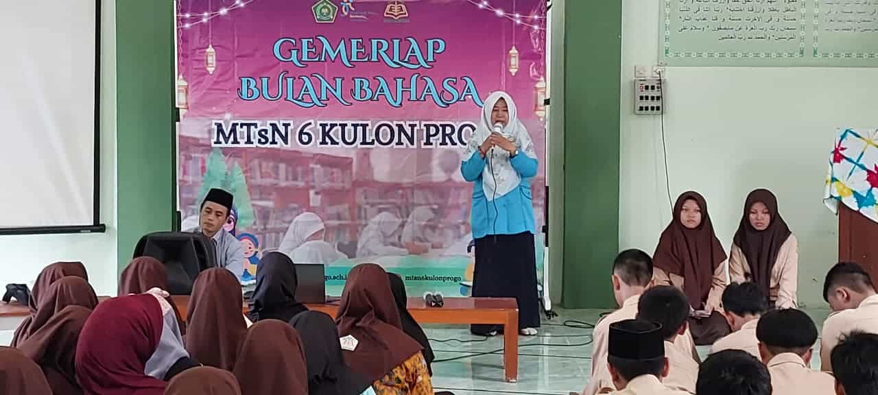 Bulan Bahasa MTsN 6 Kulon Progo Gemakan Cerita dan Puisi