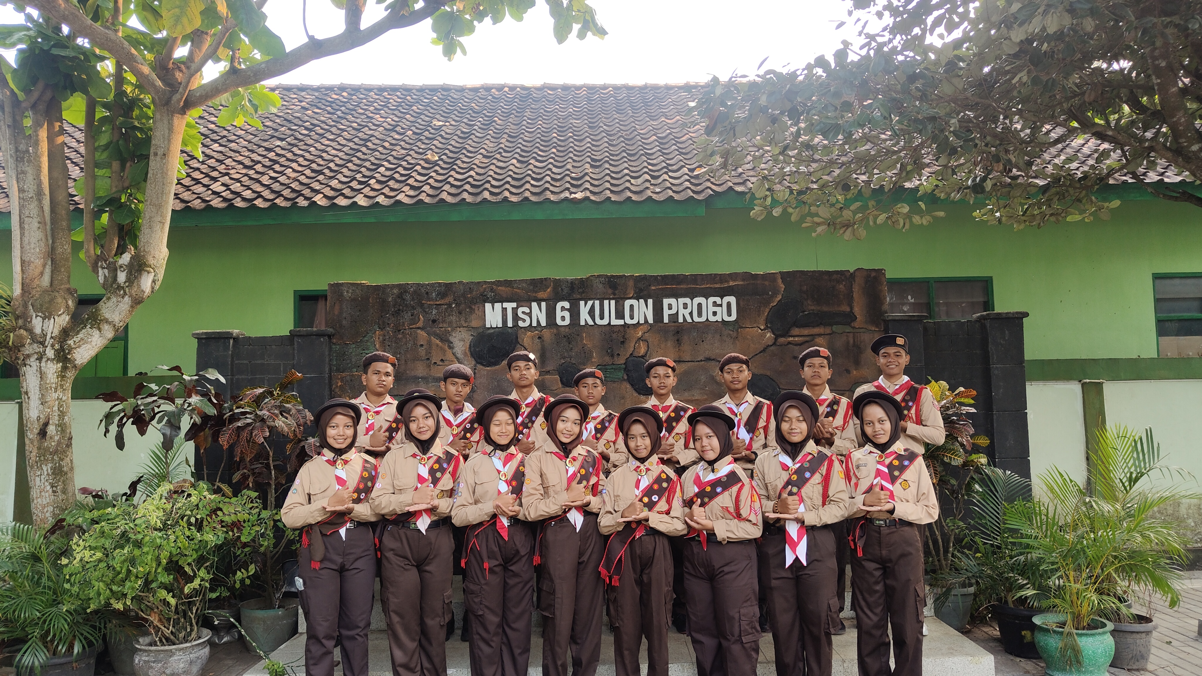 MTsN 6 Kulon Progo Kirim Kontingen Pramuka Pada Perkamuda DIY 2026