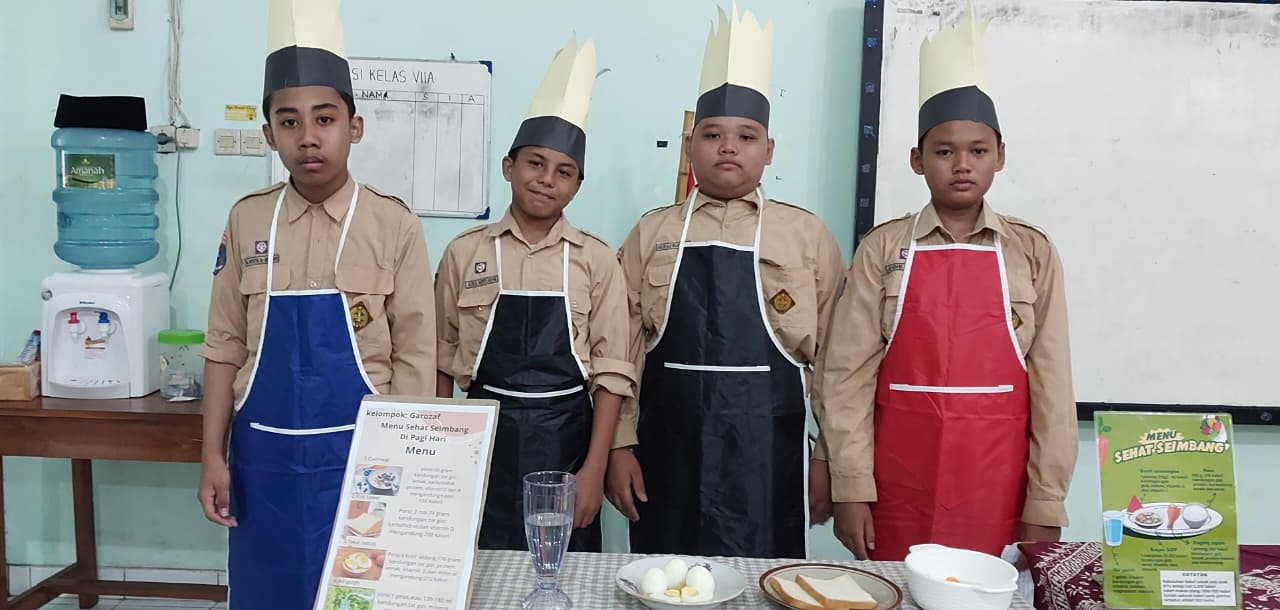 MTsN 6 Kulon Progo Laksanakan Kokurikuler Gizi dan Keterampilan Hidup