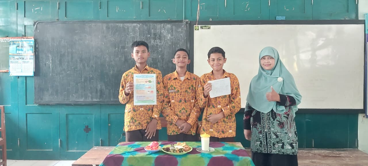 Kokurikuler MTsN 6 Kulon Progo Ajarkan Pentingnya Nutrisi Seimbang Sejak Dini