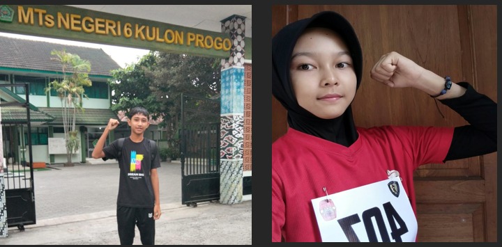 MTsN 6 Kulon Progo Utus Dua Murid Terbaik Seleksi Cabor Atletik GOP Kabupaten